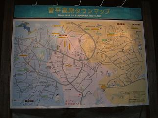 菅平高原のマップ